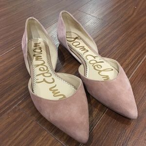 Sam Edelman Rodney Flats Light Pink Suede Size 6.5